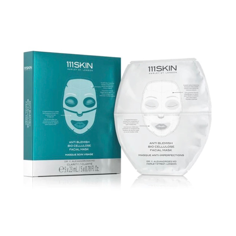111 Skin - Anti Blemish Bio Cellulose Facial Mask