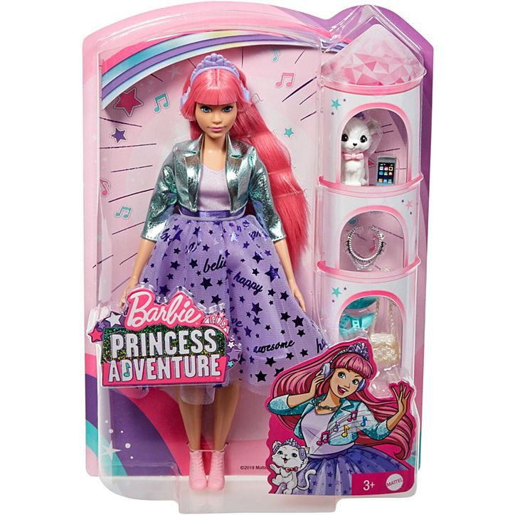 Barbie  Princess Adventure Daisy Doll ตุ๊กตา บาร์บี้ ปรินซ์เซส แอดเวนเจอร์ GML77