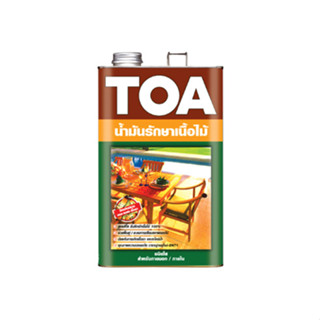 TOA Teak oil ทีโอเอ ทีค ออยล์ น้ำมันรักษาเนื้อไม้ ชนิดใส