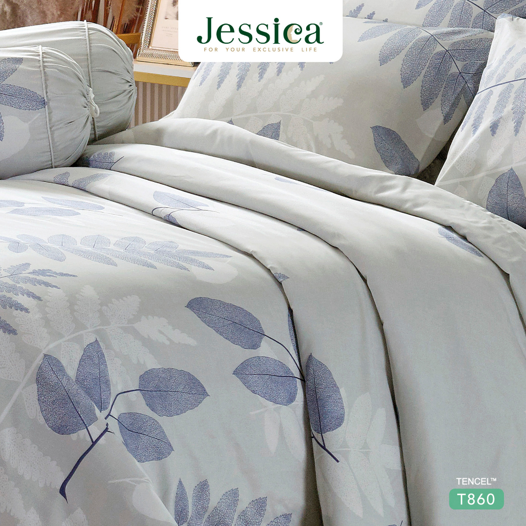 [NEW] Jessica Tencel T860 ชุดเครื่องนอน ผ้าปูที่นอน ผ้าห่มนวม เจสสิก้า พิมพ์ลวดลายโดดเด่น ให้สัมผัสที่นุ่มลื่นดุจแพรไหม