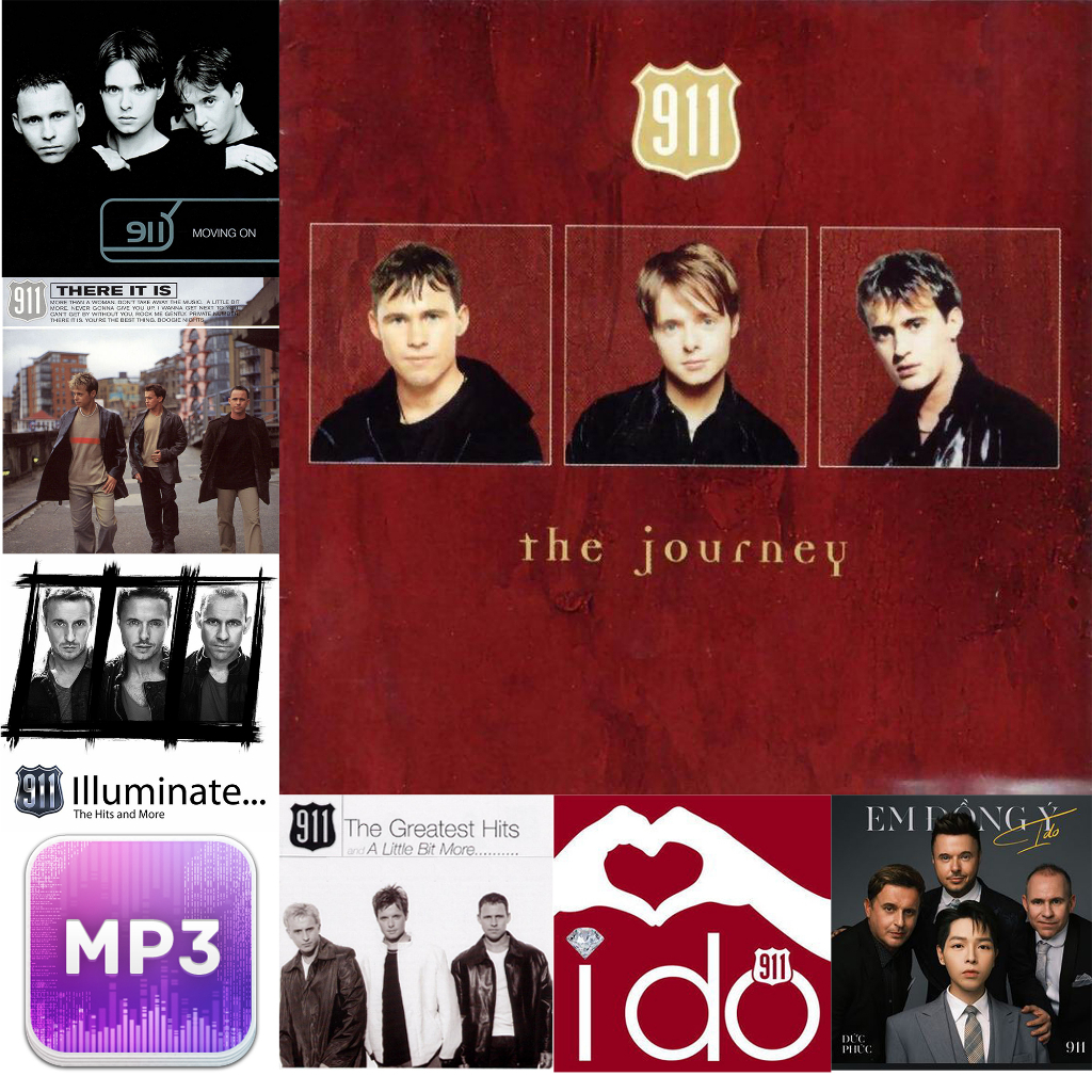 (USB) MP3 / (USB) FLAC (Hi-Res AUDIO) สากลยุค 90s วงบอยแบนด์ 911 ทั้งหมด 5อัลบั้ม+1เพลงพิเศษ ครบทุกอัลบั้ม ปี 1997-2013