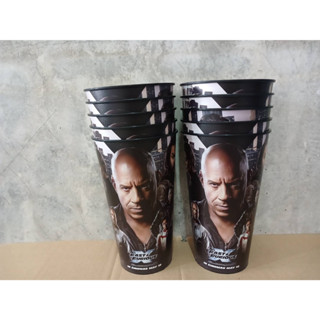 แก้วน้ำ Fast X พร้อมฝา 10 ใบ ราคาพิเศษ แก้วน้ำ Fast &amp; Furious X  เมเจอร์ แก้วพร้อมฝา