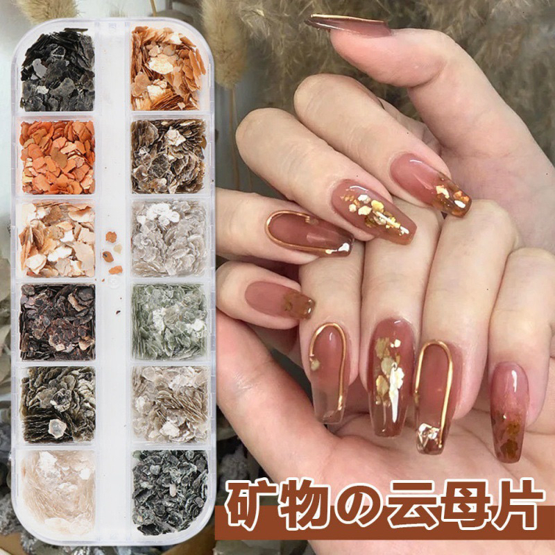 NEW items!! shell nail art YM เปลือกหินอ่อน ของแต่งเล็บ