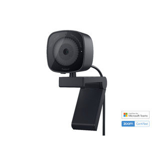 Dell Webcam WB3023-2K QHD/FHD/HD Resolution, Sony Sensor, f2.0 Aperture, Face Detection, Noise Reduction Mic, 2X HD Zoom, USB-A, Microsoft Teams/Zoom Certified - Black