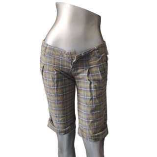 กางเกงขาสั้นเเค่เข่า ( SH47 ) Hollister กางเกงขาสั้นลายสก็อต…