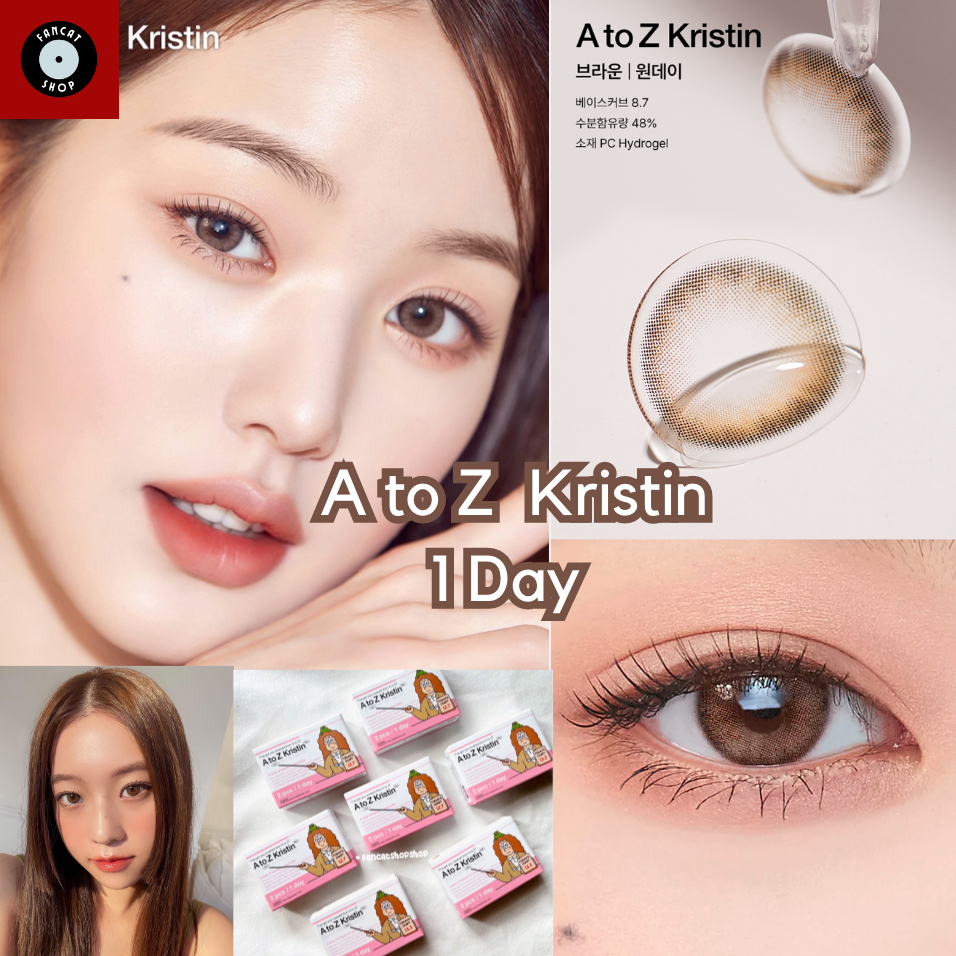 [0.0-3.50] A to Z Kristin 1Day - เลนส์รายวัน แบ่งขาย