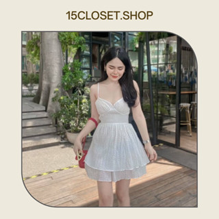 มินิเดรสสายเดี่ยวโชว์หลัง แต่งดีเทลกระโปรงชั้นๆ