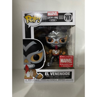 Funko Pop Lucha Libre El Venenoide Marvel Exclusive 707