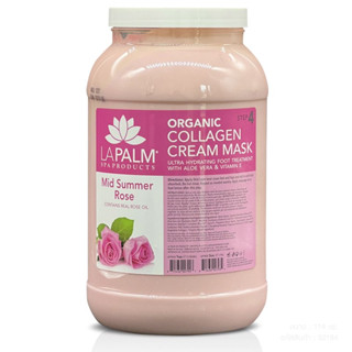 LA PALM COLLAGEN CREAM MASK FRENCH ROSE  3785 ML ของแท้!! / CREAM ครีมบำรุงผิวกาย