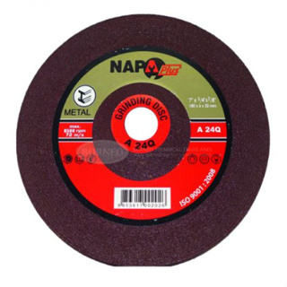 NAPA (นภา) แผ่นเจียร 7" x6 มม. A24  (25 แผ่น/กล่อง)