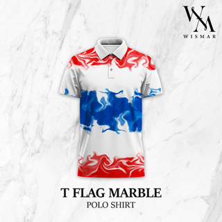 เสื้อโปโลลายหินอ่อน(ทีแฟล็ก ): Polo T Flag Marble (Short-Sleeve)