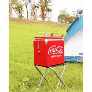 กระติกน้ำ Coca-Cola 13L มีที่เปิดขวดได้ในตัว กระติกน้ำแคมป์ปิ้ง กระติกน้ำแข็งวินเทจ กระติกน้ำสนาม กระติกเก็บความเย็น