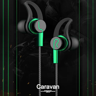 Caravan Crew Earphone หูฟัง เกมมิ่ง หูฟังเบสหนัก 3.5MM