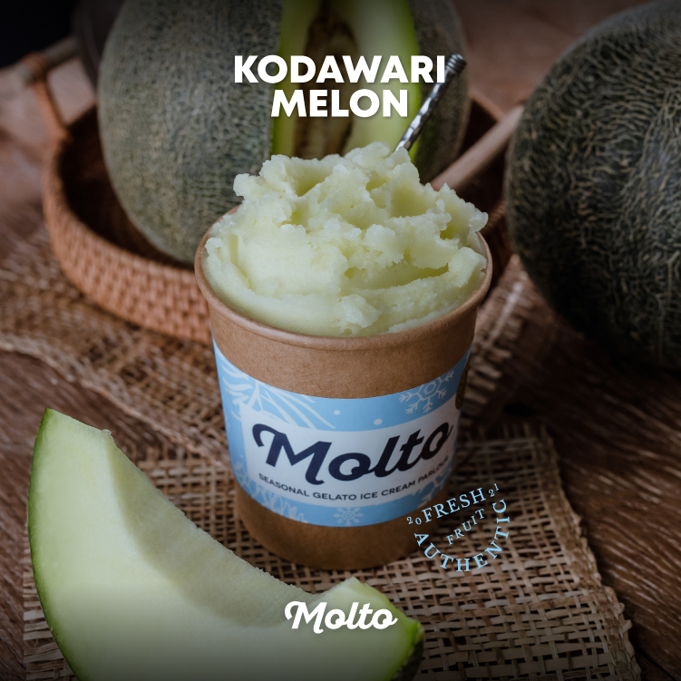 Kodawari Melon (ไอศกรีม เมล่อน 1 ถ้วย 16 oz.) - Molto premium Gelato