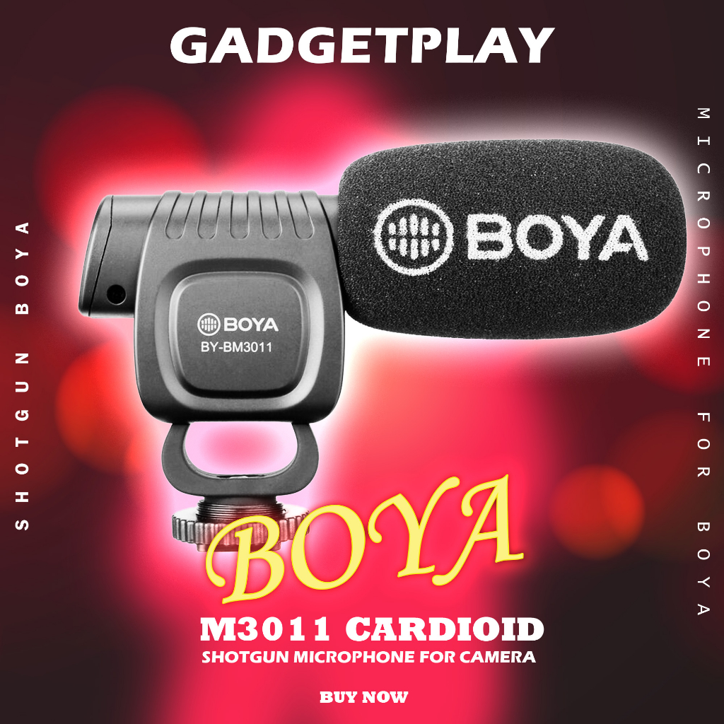 [กรุงเทพฯ ด่วน 1 ชั่วโมง] BOYA BY-BM3011 Camera Microphone,Shotgun Microphone