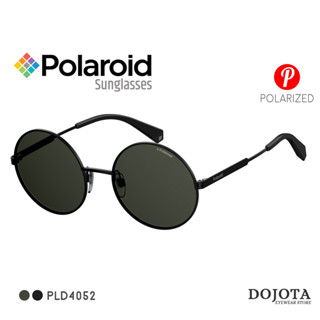 (พร้อมส่ง) แว่นกันแดดทรงกลม Polaroid รุ่น PLD 4052/S Black เลนส์โพลาไรซ์ตัดแสงสะท้อน