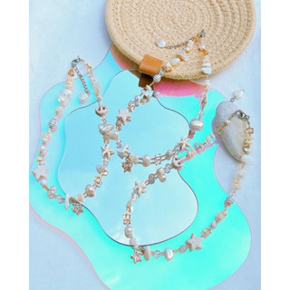 สร้อยคอ pearl shell  320 บาท