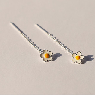 261-littlegirl gifts-Little daisy ear line s925