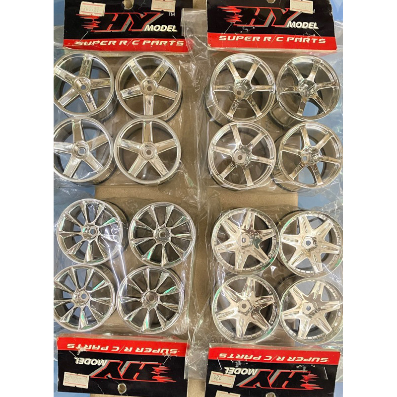 วงล้อเงินและยางล้อรถบังคับสายพานRACINGMAX,KAZEMOTO 9868