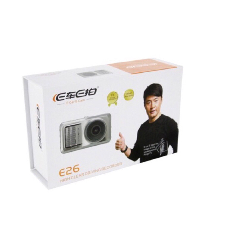 ⚡E26 E car E Cam กล้องติดรถยนต์E26 กล้องหน้า กล้องติดรถยนต์ หน้า รุ่น E26 FHD WDR 170º
