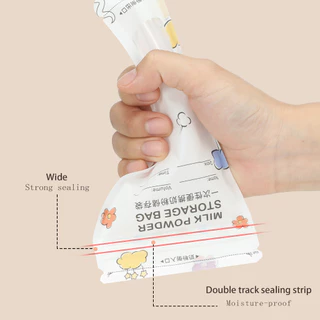 Gulicola 20pcs/Pack ถุงเก็บนมผง แบบพกพา ใช้แล้วทิ้ง สําหรับเด็กทารก