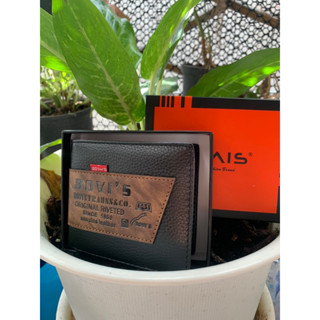 กระเป๋าสตางค์ กระเป๋าใส่เงินใบสั้น กระเป๋าผู้ชาย พร้อมกล่อง ช่องใส่บัตรเยอะ ใส่แบงค์ยาวได้ พร้อมกล่อง