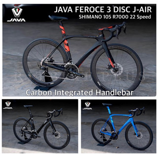 *ผ่อนได้*จักรยานเสือหมอบคาร์บอน Java Feroce3 j-air disc เฟรมคาร์บอน มาตราฐาน UCI ล้อคาร์บอน ชุดเกียร์ Shimano 105