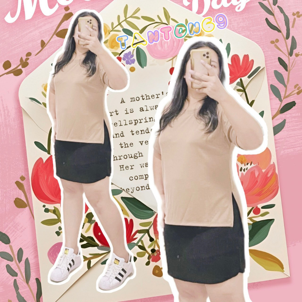 เสื้อยืดสาวอวบอก44-50 นิ้วPlussize by TANTONG9