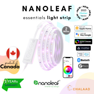 Nanoleaf Essentials Smart Matter Light Strip ไฟเส้น ไฟอัจฉริยะ แต่งห้อง ไฟเปลี่ยนสี รองรับ HomeKit Google Alexa Matter