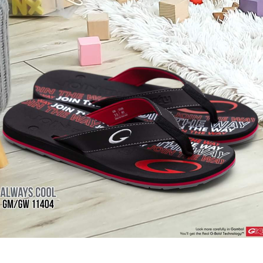 รองเท้าแตะหนีบสไตล์ (มีไซส์ 45-46)Grafront GM11404 36-46 ใส่ได้ทั้งชายหญิง แกมโบล Gambol