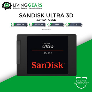 【ร้านค้าในพื้นที่】 SanDisk SSD PLUS 3D NAND 120G/240G/480G/1TB SATA3.0 2.5" สเอสดี ของแท้ SATA Solid State Drive Max. 56