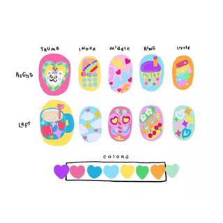🌷เล็บเจล งานสั่งทำตามแบบ ( ทักก่อนสั่ง ) ส่งแบบมาสั่งทำได้ค่ะ เพ้นท์+ปั้นนูน นุ๊บนิ๊บ