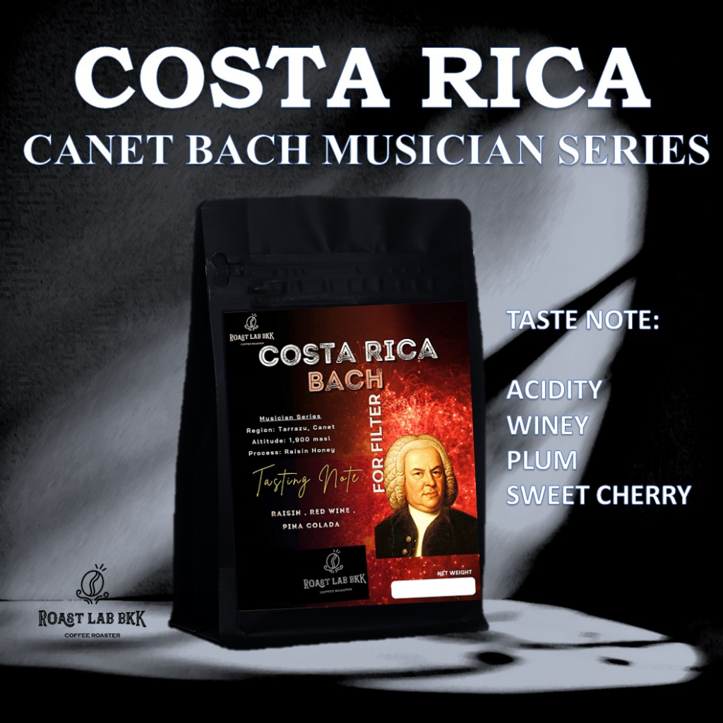 Roast.Lab.BKK เมล็ดกาแฟ Costa Rica Bach (Canet Musician Series)