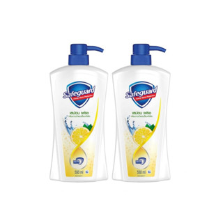 SAFEGUARD Safeguard Body Wash Lemon Fresh 550ml. เซฟการ์ด บอดี้ วอช เลม่อน เฟรช ครีมอาบน้ำ ชุ่มชื่นสดชื่น (2ขวด)