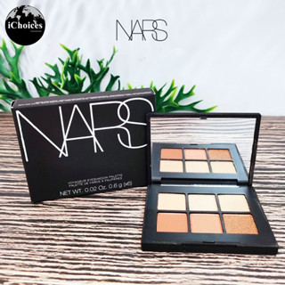 [NARS] Voyageur Eyeshadow Palette 0.6 g (X6)  นาร์ส พาเลตอายแชโดว์ 6 เฉดสี ตกแต่งเปลือกตา สีสวย คมชัด