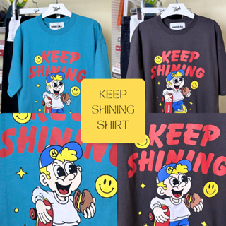 เสื้อ oversize สไตล์เกาหลี - KEEP SHINING - พร้อมส่ง