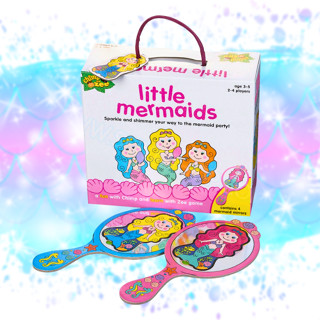 BO099 เกมส์บอร์ด เสริมพัฒนาการ little mermaids เสริม EQ และ IQ เพื่อพัฒนาการของเด็กน้อย