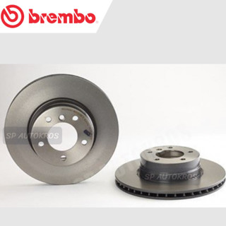 BREMBO จานเบรคหน้า BMW 5 Series E60 (520i 520d 523i 525i) (HC) / 09 C894 11 / ราคาต่อ 1ใบ