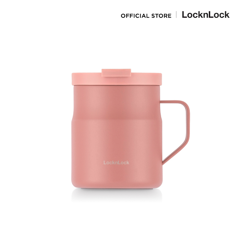 LocknLock แก้วน้ำเก็บอุณหภูมิ Metro Mug Tumbler ความจุ 370 ml. รุ่น LHC4262PIK