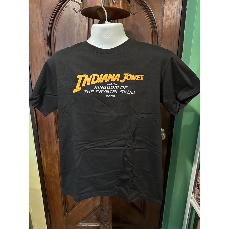 เสื้อยืดจากภาพยนต์ Indiana Jones and Kingdom of The Crystal Skyll 2008 มือสอง สภาพดี