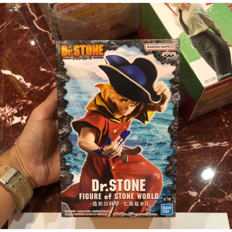 🔵ฟิกเกอร์ Figure Banpresto Dr. STONE – RYUSUI NANAMI FIGURE OF STONE WORLD II❗มือ1 งานแท้ lot Jp