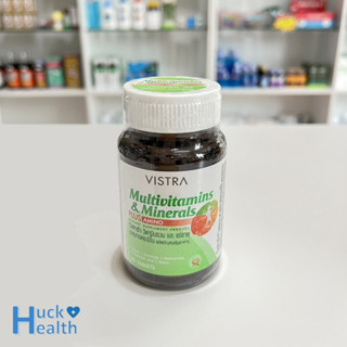 Vistra Multivitamins &amp; Minerals plus Amino 30 Tablets วิสทร้า วิตามินรวมและแร่ธาตุ ผสมกรดอะมิโน