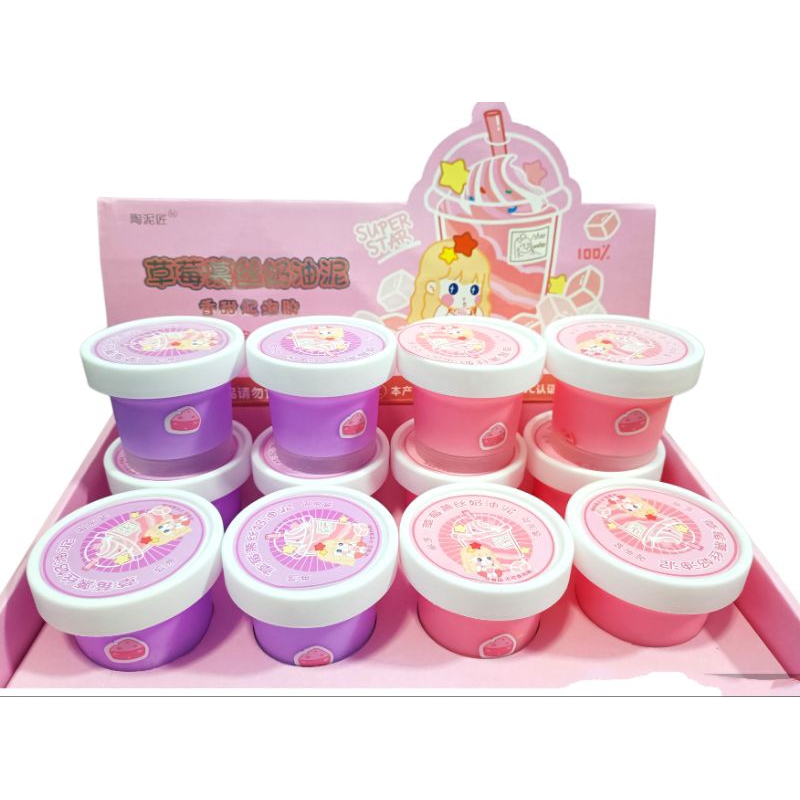สไลม์ มูสสตอเบอรี่ กลิ่นหอม งานดีไม่ติดมือ