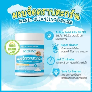 ผงขจัดคราบตะกรันและคราบชากาแฟ ปลอดภัย Food grade 100% จากธรรมชาติ 100กรัม