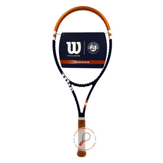 ไม้เทนนิส Tennis racket Wilson Blade 98 V8 Roland Garros สีน้ำเงิน หนัก 305 ของแท้ พร้อมส่ง