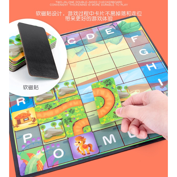 เกมโค้ดดิ้ง Help little hippo ช่วยฮิปโปอาบน้ำ / Help little animals coding game ของเล่นแนวสาธิต ฝึกทักษะการคิดเชิงตรรกะ - รูปที่ 7