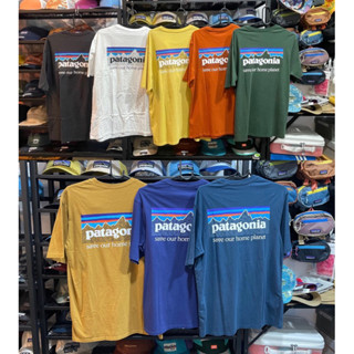 ของแท้ เสื้อยืด Patagonia P-6 Mission Organic T-Shirt