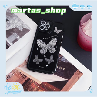 ❤️ส่งของขวัญ❤️ เคสไอโฟน 11 12 13 14 Pro Max ผีเสื้อ เลเซอร์ หวานเท่ ความคิดสร้างสรรค์ Case for iPhone สาวน่ารักหัวใจ