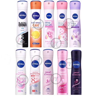 นีเวีย เพิร์ล แอนด์ บิวตี้ สเปรย์ 150 มล. NIVEA Deo Pearl and Beauty Spray 150 ml./white/fresh/C&E