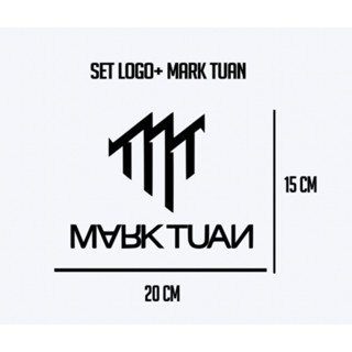 สติกเกอร์  SET MARK TUAN + LOGO (Vinyl Stickers)  got7 กันน้ำ สติ๊กเกอร์ติดมือถือ ติดรถ ติดเเก้ว